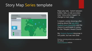 Story maps end user explorations in gis | PPTX