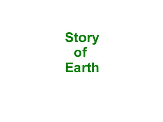 Story  of  Earth 