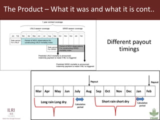 The story of Index Based Livestock Insurance (IBLI)