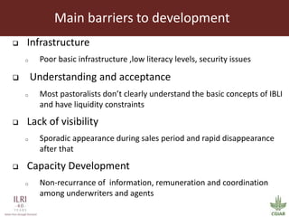 The story of Index Based Livestock Insurance (IBLI)