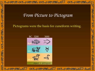Story of scripts – Part 2 Sumerian Cuneiform | PPSX