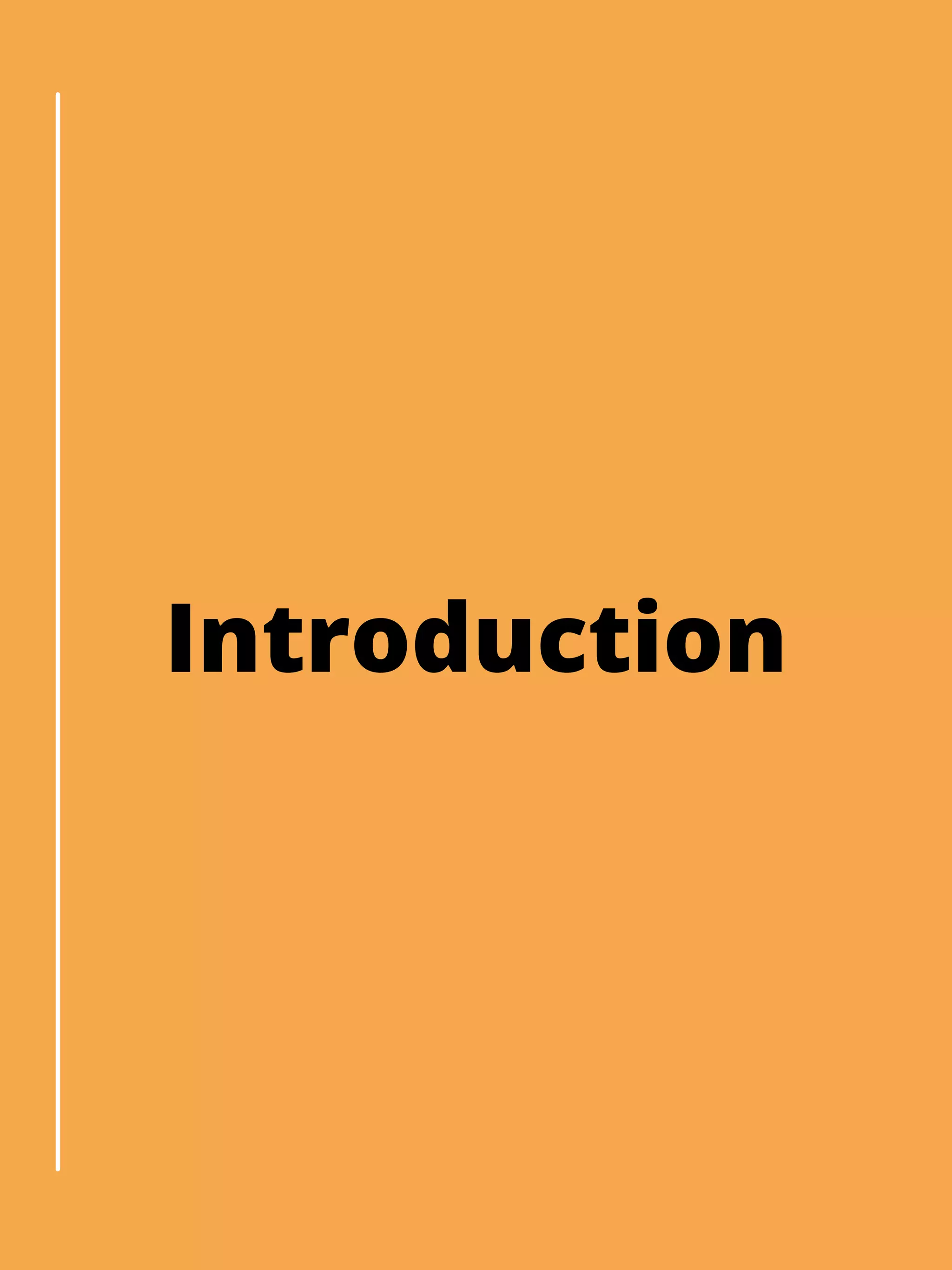 Introduction
 