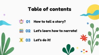 Story Letting Story Retelling and Sequencing - Language Arts - Pre-K by Slidesgo.pptx