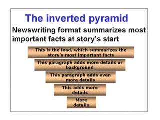 Story structure in journalism | PPT