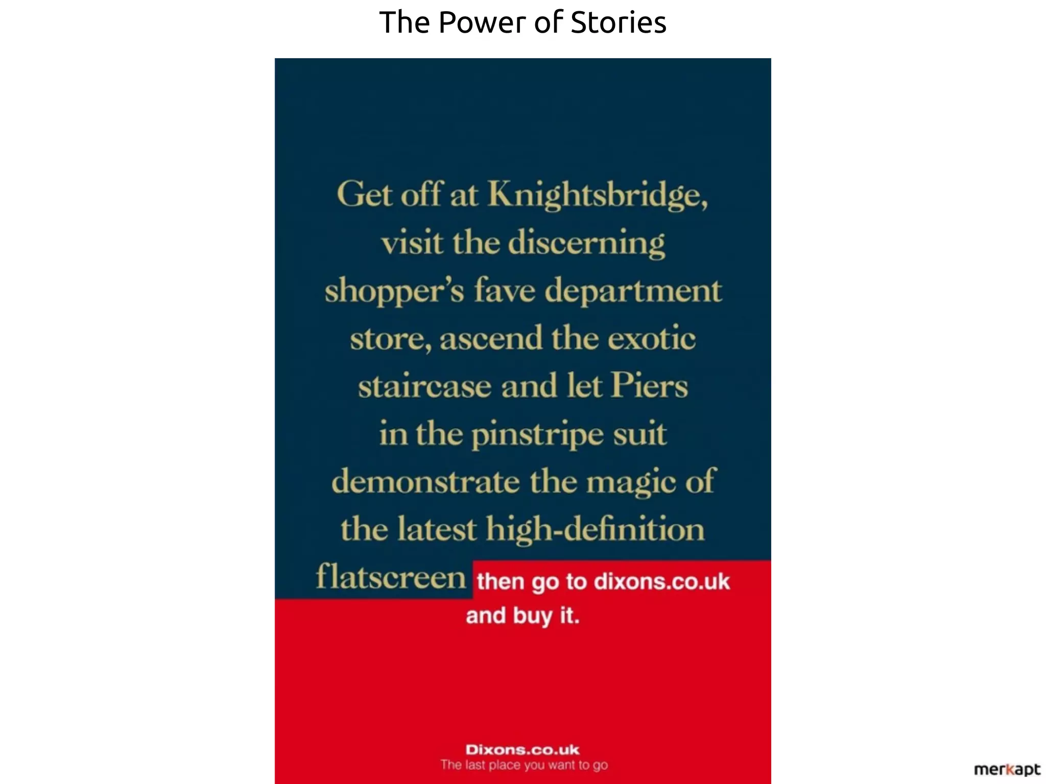 The Power of Stories
 