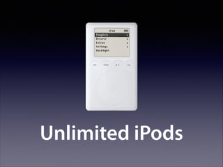 Unlimited iPods

 