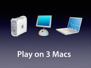 Play on 3 Macs

 