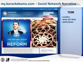  nasce una nuova organizzazione della narrazione    dove il prosumer collabora attivamente alla    produzione e alla distribuzione delle risorse Internet è sinonimo di comunicazione: