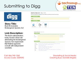 Submitting to Digg 
