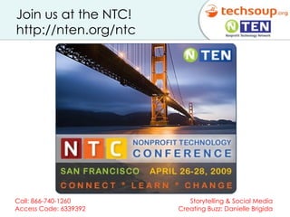 Join us at the NTC!  http://nten.org/ntc 