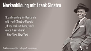 Beruf des Seeding Specialist 
26 
Samen + Erde + Wasser + Sonne = Rasen 
Welche Zutaten braucht ein Werbeclip, damit er „viral“ wird? 
Spezialist in Werbeagenturen 
Dirk Hannemann, Storytelling in Präsentationen  