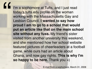 Photo / Melody Ko, Tufts
 