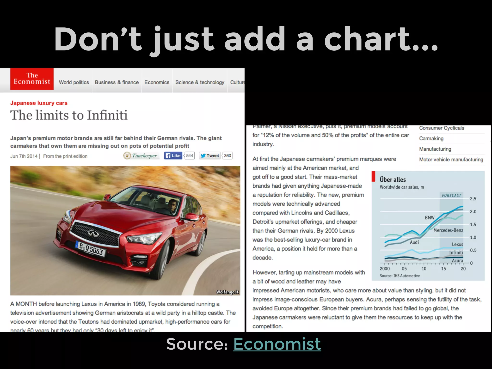 More Linear, More Story Like
Source: Inconvenient Truth
 