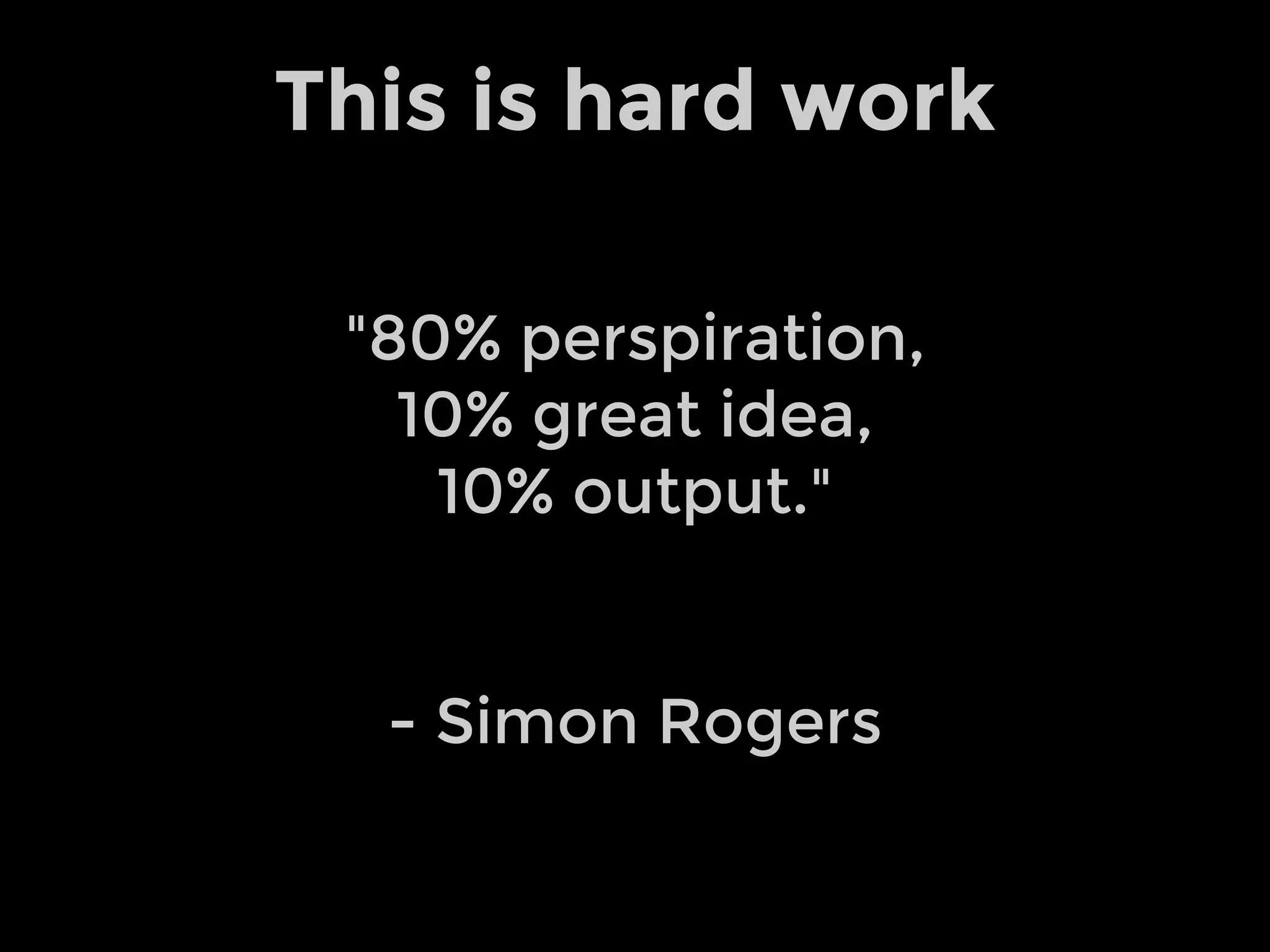 Show the Visual
Framing
Transition
Visual
Representation
 