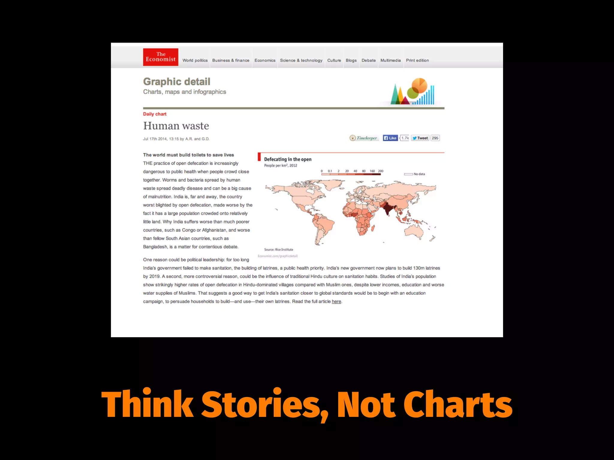 Think Stories, Not Charts
 