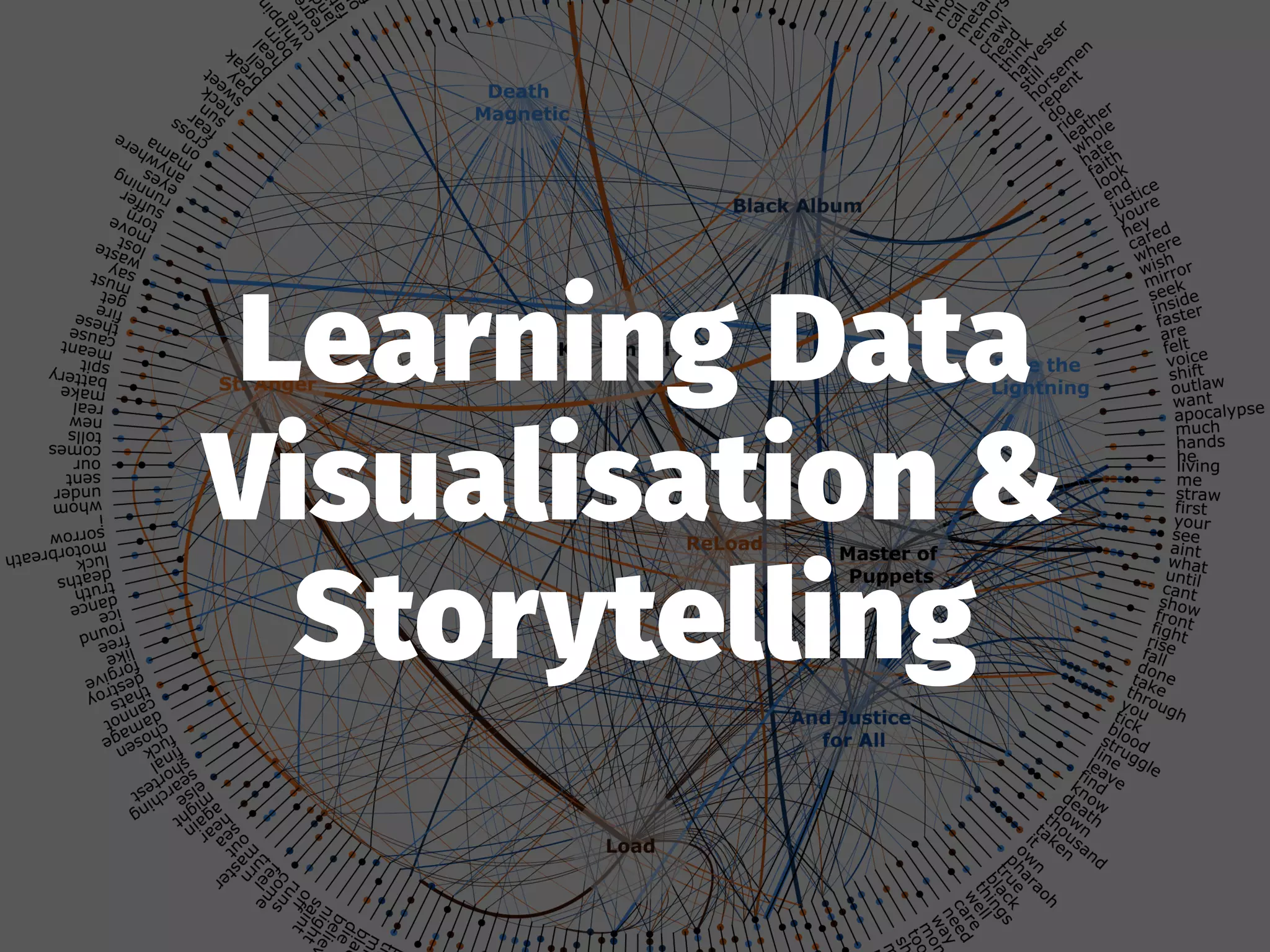 Learning Data
Visualisation &
Storytelling
 