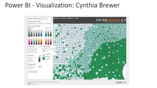 Power BI - Visualization: Cynthia Brewer
 