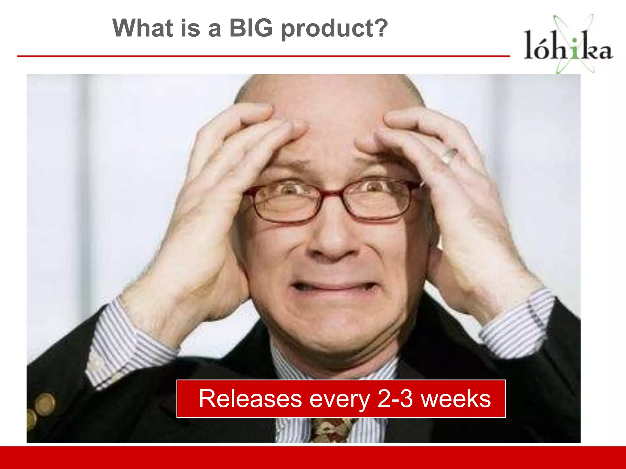 What is a BIG product? Releases every 2-3 weeks 