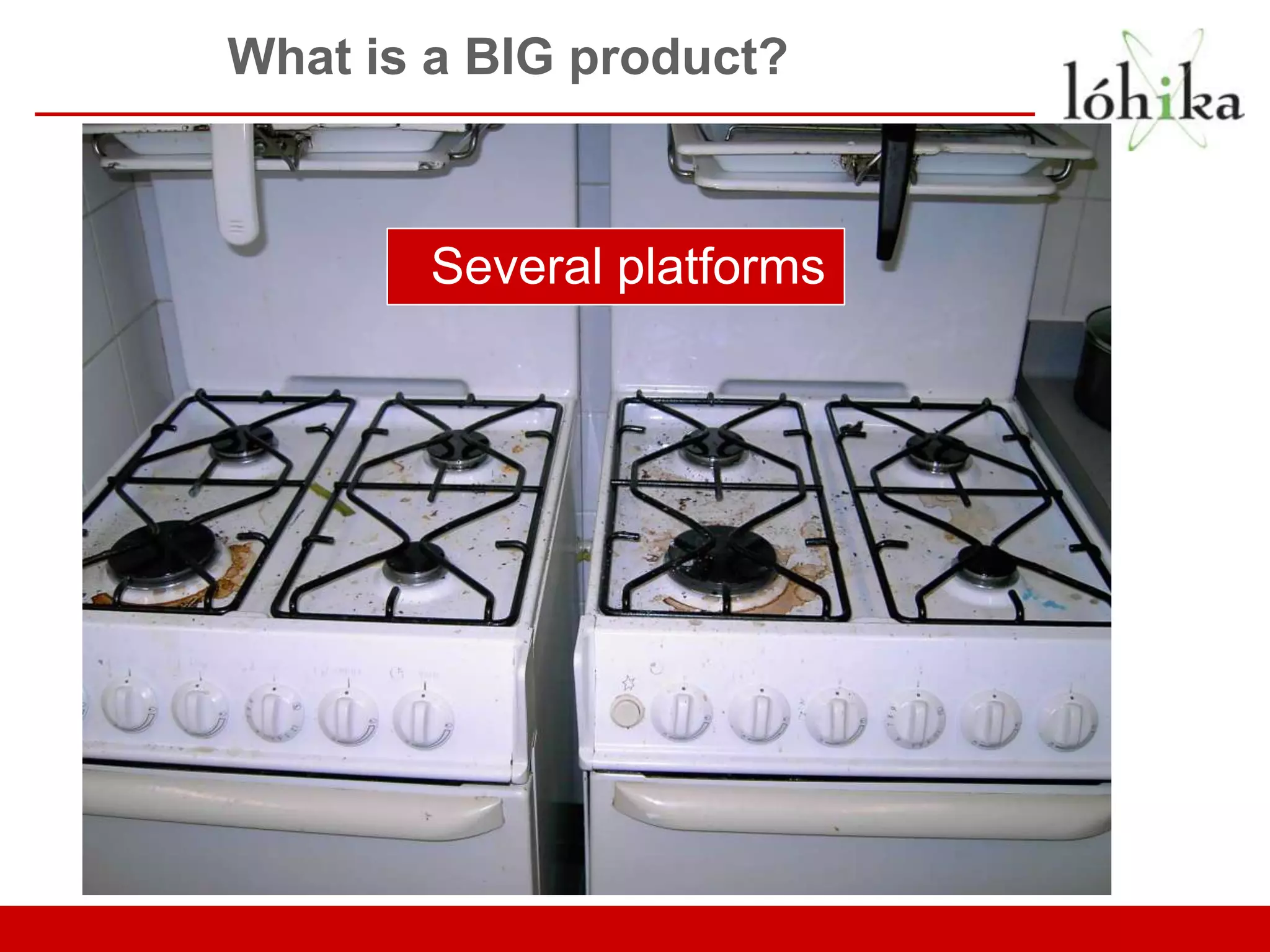 What is a BIG product? Several platforms 