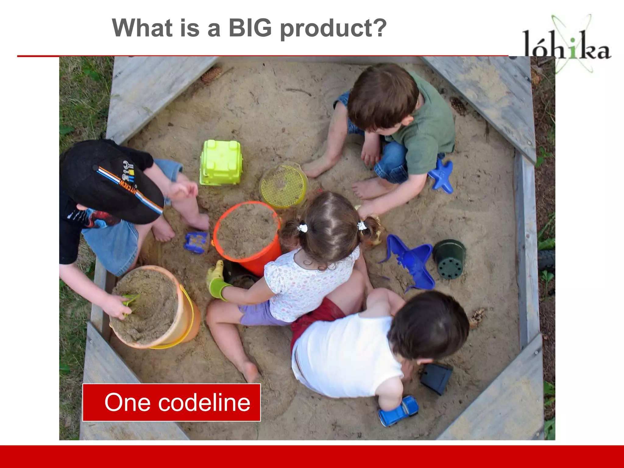 What is a BIG product? One codeline 