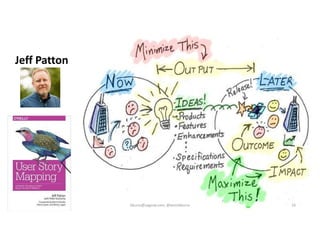 Jeff Patton
kburns@sagesw.com, @kevinbburns 10
 