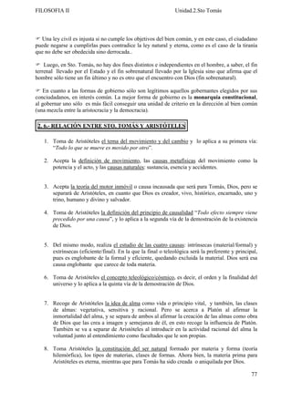 Sto Tomas.Unidad 2.