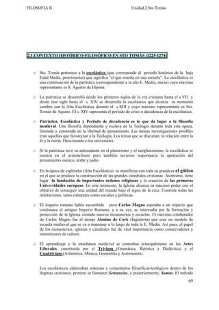 Sto Tomas.Unidad 2.