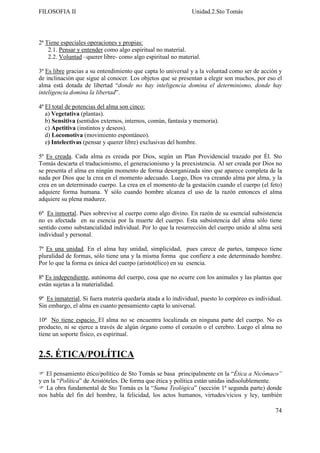Sto Tomas.Unidad 2.