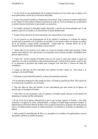 Sto Tomas.Unidad 2.