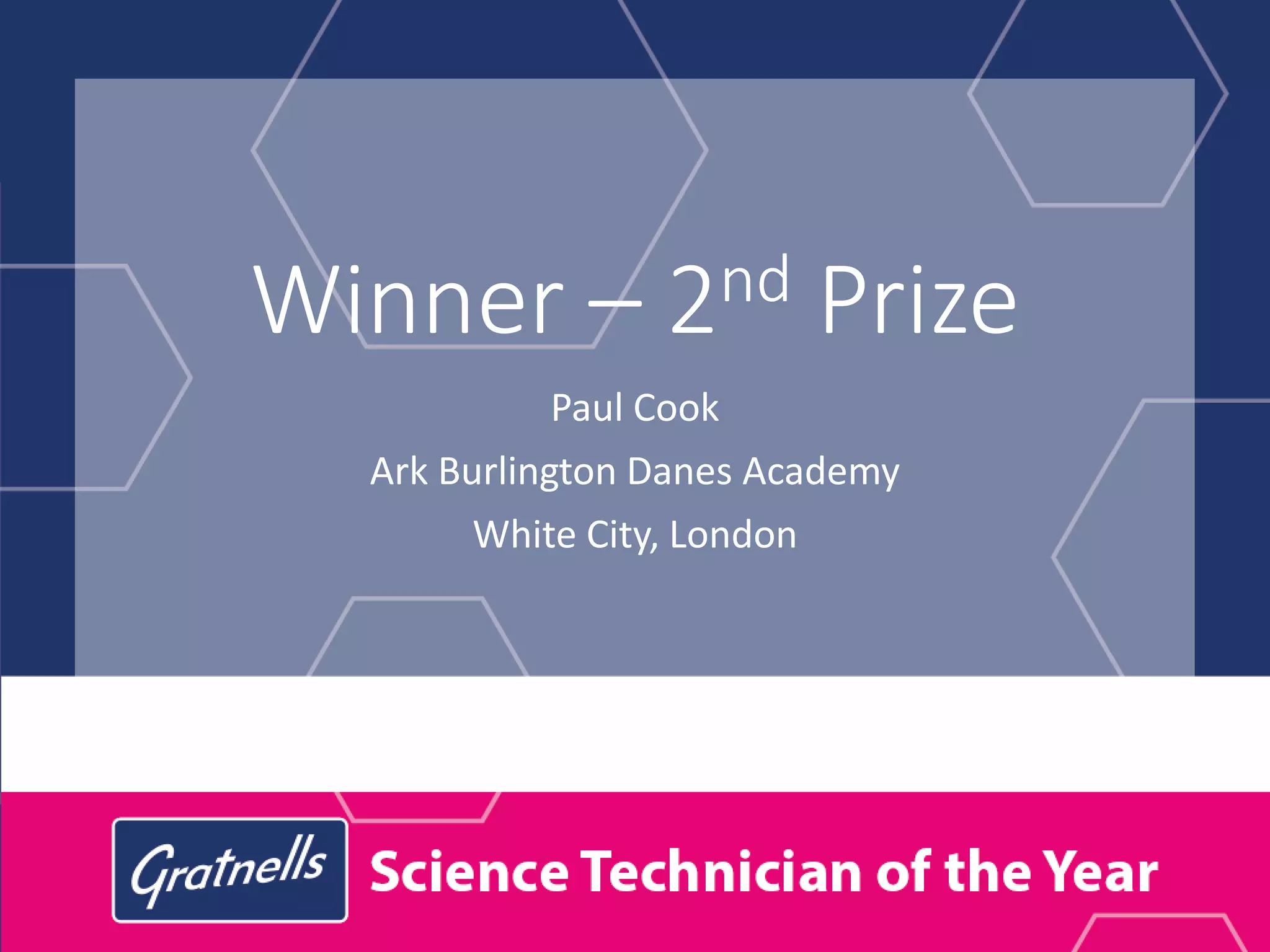 Winner – 1st Prize
Gill James
Christ the King CVA
Nottingham
 