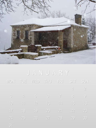 31 30 29 28 27 26 25 24 23 22 21 20 19 18 17 16 15 14 13 12 11 10 9 8 7 6 5 4 3 2 1 SUN SAT FRI THU WED TUE M ON J   A   N   U   A   R   Y 