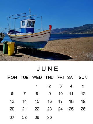 30 29 28 27 26 25 24 23 22 21 20 19 18 17 16 15 14 13 12 11 10 9 8 7 6 5 4 3 2 1 SUN SAT FRI THU WED TUE MON J U N E 