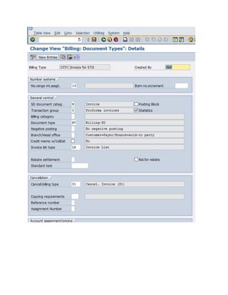 STO with delivery and invoice Config 