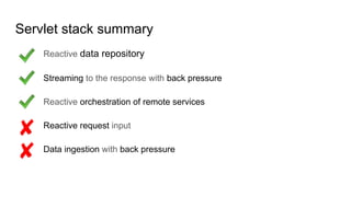 Servlet vs Reactive Stacks in 5 Use Cases | PDF