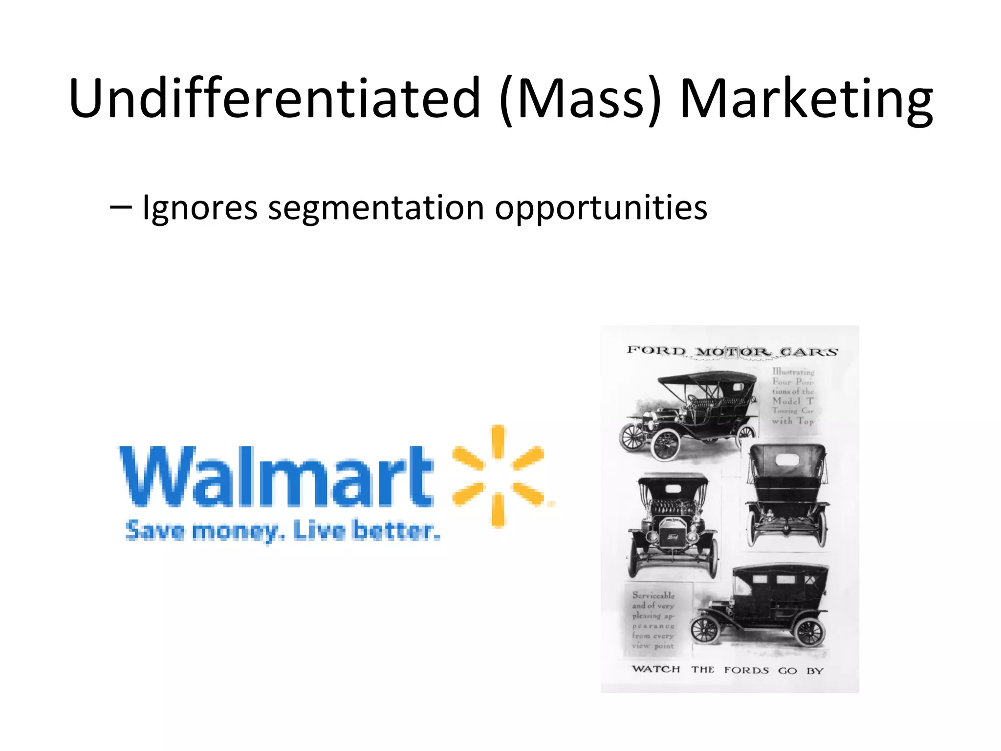 Segmentation Targeting Positioning