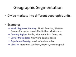 Segmentation Targeting Positioning