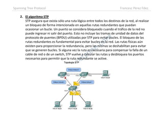Conmutación LAN e inalámbrica: 5. Spaning Tree Protocol STP | PDF