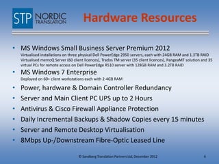 Stp 2012 presentation | PPTX