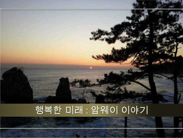 행복한 미래 : 암웨이 이야기

 