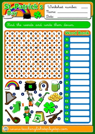 st patricks day html