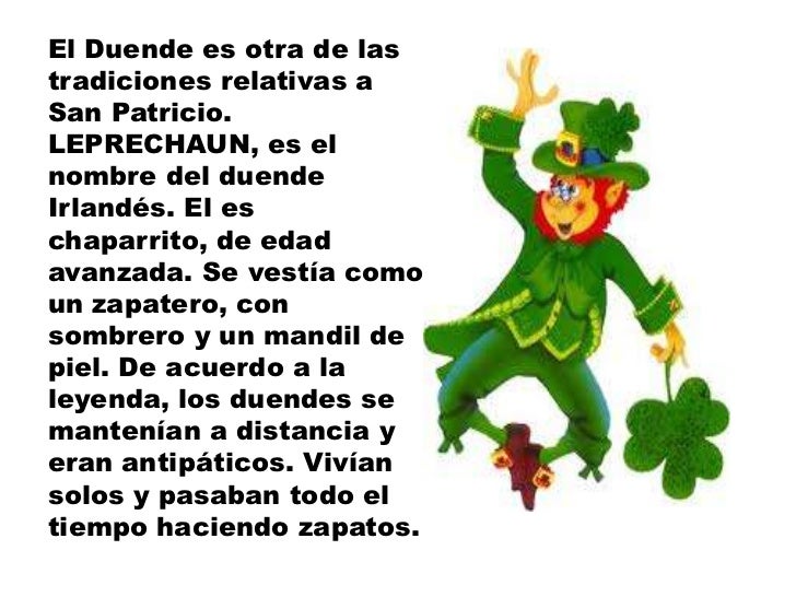 Resultado de imagen para san patricio duende png