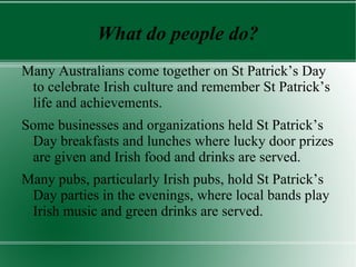 Name: St Patrick's Day 
