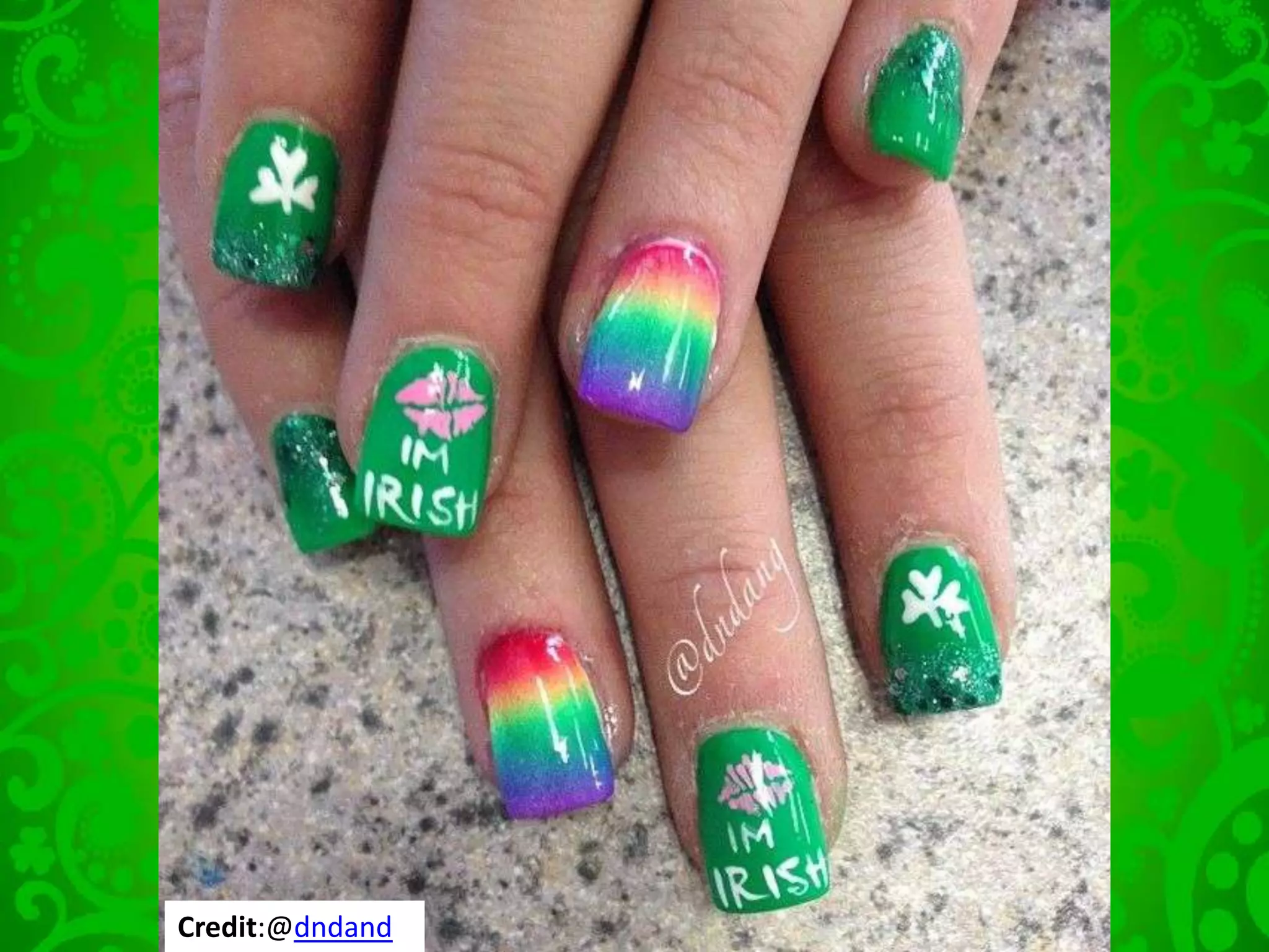St Patricks Day Nail Art