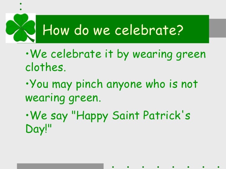 St Patrick S Day Pr Esntation