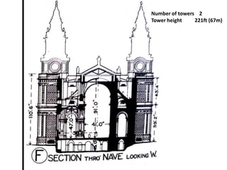 Number of towers 2
Tower height    221ft (67m)
 