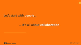 2727
Let’s start with people…
… it’s all about collaboration
@Bria_Grangard
 