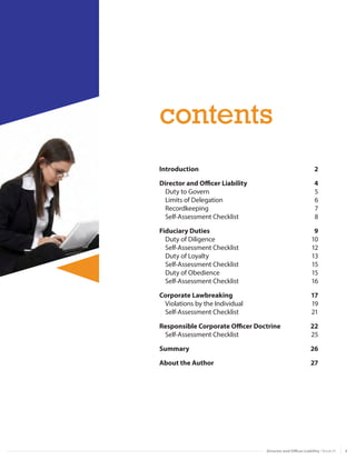 Director & Officer Liability | PDF