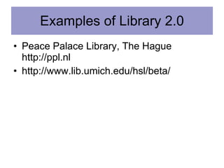 Web Technologies for Libraries | PPT