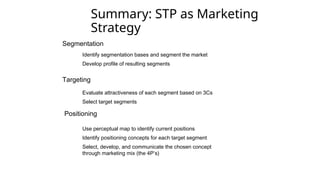 Segmentation, targeting and positioning. | PPTX