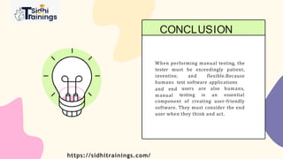 Manual Testing | PPTX